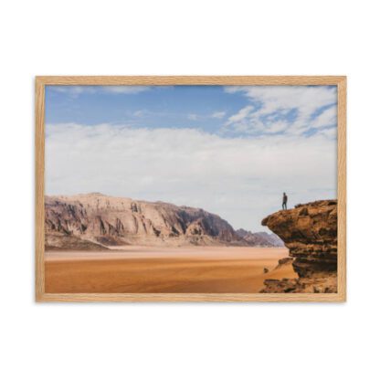 Edge of Eternity: A Solitary Moment in Wadi Rum - Image 2