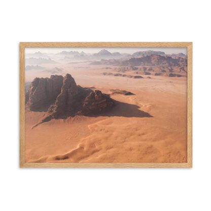 Aerial View of Wadi Rum's Timeless Landscape - Image 2