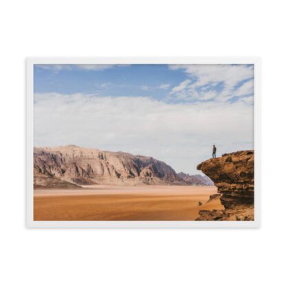 Edge of Eternity: A Solitary Moment in Wadi Rum - Image 3