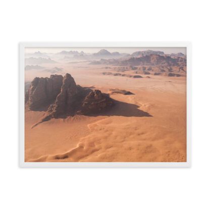 Aerial View of Wadi Rum's Timeless Landscape - Image 3